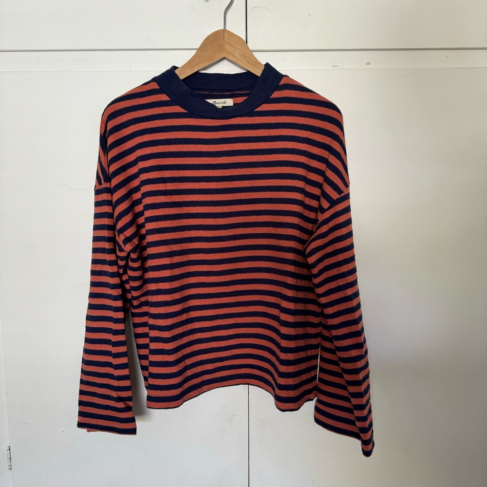 Madewell Women’s Striped Long Sleeve Knit